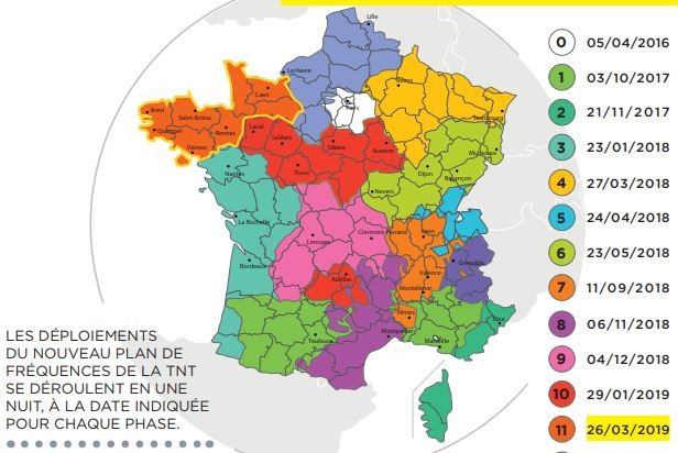 Carte TNT 2019