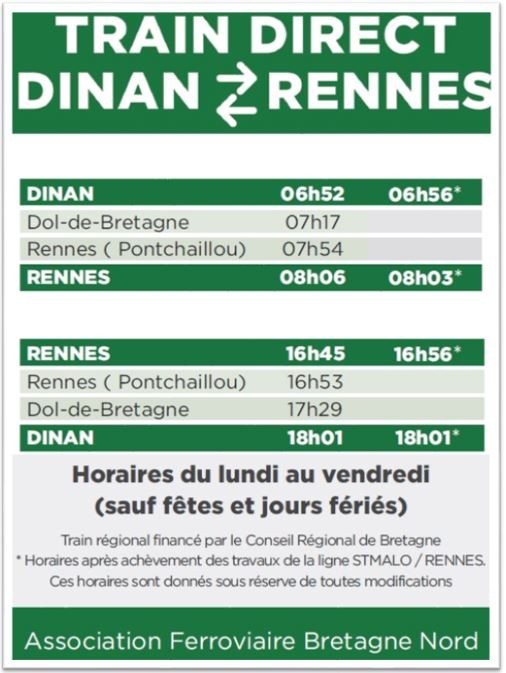 Horaires TER